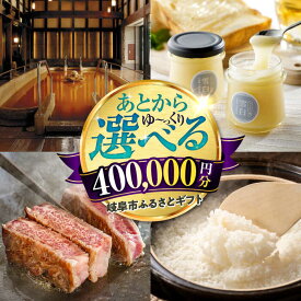 【ふるさと納税】【あとから選べる】 ギフト岐阜市ふるさとギフト 寄附金額40万円分 飛騨牛 トイレットペーパー 日本酒 スイーツ コーヒー カタログギフト 食品 肉 酒 チケット あとから 後から選べる 宿泊 旅行 体験 日用品 人気 岐阜市 / 岐阜市ふるさと納税[ANFT022]