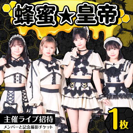 【ふるさと納税】【蜂蜜★皇帝】 主催ライブ招待＆メンバーと記念撮影チケット?アイドル はちペラ チケット 岐阜市 / ハニカムプロモーション[ANKD002]