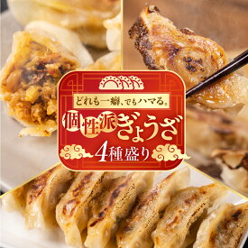 【ふるさと納税】＼個性派ぎょうざ／生ぎょうざ専門店「新家」 創作 ぎょうざ 4種類 食べくらべ セット 計65個 旨辛 チーズ カレー ギョーザ 餃子 冷凍餃子 冷食 小分け 個包装 国産 素材 冷凍食品 惣菜 おかず 中華 1万円 10000円 人気 ランキング ゼロックス 岐阜県 大垣市