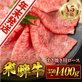 【ふるさと納税】 ＼年末配送／≪選べる≫ 飛騨牛 A5 すき焼き用 ロース肉 350g 700g 1050g 1400g A5等級 定期便 3回 6回 12回 リブロース 牛肉 飛騨牛 肉 黒毛和牛 国産 厳選 ブランド牛 高級 冷凍 年内配送 ギフト お祝い 中部ミート 岐阜県 大垣市