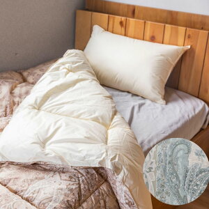 【ふるさと納税】\高級ホテル仕様/掛布団 羽毛を超えた(SEK加工生地) シングルサイズ 掛ふとん ベージュ グリーン 寝具 家具 丸美寝具 岐阜県 大垣