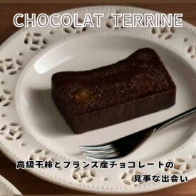 【ふるさと納税】 『CHOCOLAT TERRINE』（ショコラテリーヌ）洋菓子 スイーツ チーズケーキ チーズ 干し柿使用 冷凍発送 冷凍 干し柿 干柿 お土産 お中元 お歳暮 プレゼント ギフト 贈答 特産 銘菓 老舗和菓子 老舗 15000円 1万5千円 御菓子 つちや 槌谷 岐阜県 大垣市
