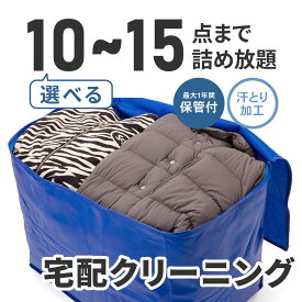 【ふるさと納税】（選べる最大10〜15点）衣類クリーニング【最大1年間保管付！】