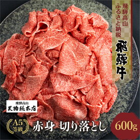 【ふるさと納税】【数量限定】A5等級飛騨牛赤身 切り落とし 600g【日付指定不可】| ブランド牛 牛肉 和牛 雌牛 A5等級 切落し 薄切り 天狗総本店 飛騨高山　 人気 ランキング BP027VP