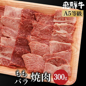 【ふるさと納税】飛騨牛 / (バラ肉) 2種入り 焼肉 300g もも肉 A5等級 ブランド牛 和牛 焼肉セット 朝日屋 JX011