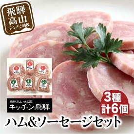 【ふるさと納税】キッチン飛騨 飛騨ハム ソーセージ セット にも 飛騨高山 の 飛騨牛専門店 CQ022