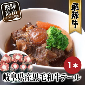 【ふるさと納税】岐阜県産黒毛和牛テール 1本 | 牛 牛肉 牝牛 和牛 黒毛和牛 テール スープ 煮込み 牛テール シチュー 飛騨高山 天狗総本店 BP016