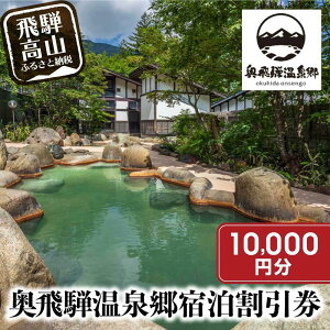 【ふるさと納税】奥飛騨温泉郷宿泊割引券 10,000円相当 宿泊券 旅行券 飛騨高山 旅行チケット 平湯温泉 / 福地温泉 / 新平湯温泉 / 栃尾温泉 / 新穂高温泉 GB004