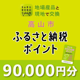 【ふるさと納税】高山市ふるさと納税ポイント 90,000pt【飛騨信用組合 SB007】