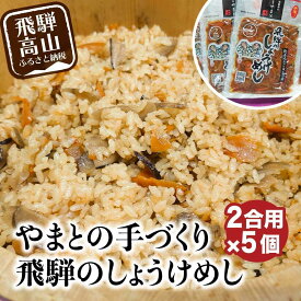 【ふるさと納税】炊き込みご飯の素 飛騨のしょうけめし 2合用×5個 | 2合 混ぜ込みご飯 混ぜご飯の素 炊き込み ごはん 米 ご飯 味ご飯 味ごはん 醤油 人参 椎茸 飛騨高山 やまとEZ002VP