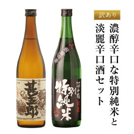 【ふるさと納税】【訳あり】濃醇辛口な特別純米と淡麗辛口酒セット | 日本酒 酒蔵 セット 飲み比べ 宅飲み 酒 有限会社舩坂酒造店 FB056