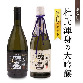 【ふるさと納税】【訳あり】杜氏渾身の大吟醸飲み比べセット | 日本酒 酒蔵 セット 飲み比べ 宅飲み 酒 有限会社舩坂酒造店 FB058