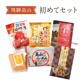 【ふるさと納税】高山の美味しいをお届け！飛騨高山『初めて』セット | 詰め合わせ 地場産品 食品 お楽しみセット ラーメン 惣菜 飛騨高山 産業振興協会 LG017