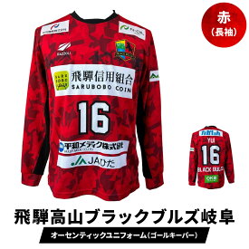 【ふるさと納税】『飛騨高山ブラックブルズ岐阜』オーセンティックユニフォーム・ゴールキーパー 赤 | ハンドボール 女子ハンド スポーツで人生を豊かに、故郷に活力を 応援 一体感 飛騨高山 特定非営利活動法人飛騨高山ハンドボールクラブ SG003