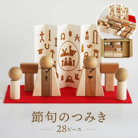 【ふるさと納税】【オークヴィレッジ】節句飾りの見立てができる 国産材の節句のつみき｜ギフトラッピング対応 端午の節句 桃の節句 おもちゃ お祝い 飛騨高山 オークヴィレッジ(株) AH086VP
