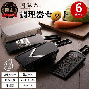 関孫六 調理器6点セット（ガード付き）レギュラー 〜おろし...