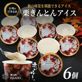 【ふるさと納税】栗きんとん アイス アイスクリーム 6個 【和菓子処 一茶堂】 ギフト おすすめ 人気 デザート スイーツ 送料無料 詰合せ 冷凍 お取り寄せ グルメ 国産 栗 高級 贅沢 贈り物 中津川市 お届け：入金確認後、2週間程度で発送（年末年始を除く） F4N-0832