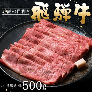 【ふるさと納税】牛肉 飛騨牛 肩ロース肉 すき焼き用 500g 牛 肉 肩ロース ロース すきやき 赤身 飛騨【上見屋】すきやき 牛肉 和牛 国産 炒め物 誕生日 記念日 お祝い 人気 お取り寄せ グルメ