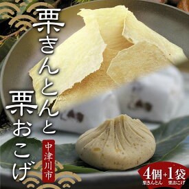 【ふるさと納税】＜加子母の里 仁太郎＞栗きんとん4個と栗おこげ1袋セット 栗 くり 栗きんとん おやつ 菓子 和菓子 デザート スイーツ F4N-1776