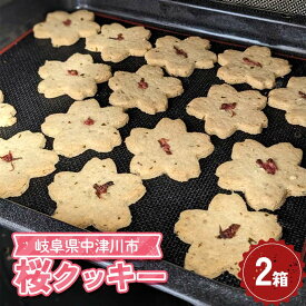 【ふるさと納税】桜クッキー2箱セット F4N-2331