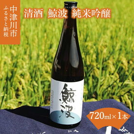 【ふるさと納税】清酒 鯨波 純米吟醸 720ml 6-007