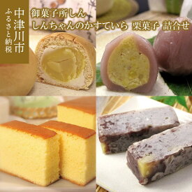 【ふるさと納税】しんちゃんの かすていら と 栗菓子 詰合せ【御菓子所 しん】人気 スイーツ お菓子 和菓子 栗きんとん 栗きんつば 栗まんじゅう カステラ 贈り物 ギフト プレゼント お取り寄せ グルメ 岐阜県 中津川市 お届け：2週間程度 F4N-1390