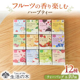 【ふるさと納税】おいしい ハーブティー 12種 飲み比べ セット 各10個入 瑞浪市 / 生活の木 瑞浪ファクトリー直送 お茶 カフェインレス[AZBE073]