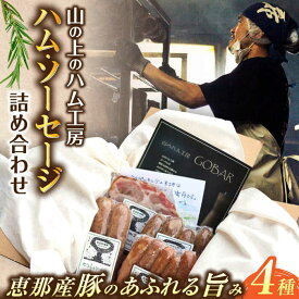 【ふるさと納税】＼キャンペーン実施中！／ゴーバルハム・ソーセージ詰め合わせ / ウインナー お弁当 手造り ソーセージ / 恵那市 / 山のハム工房ゴーバル[AUBK001]