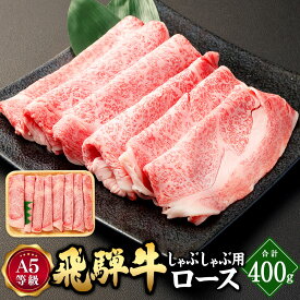 【ふるさと納税】 飛騨牛 A5 等級 しゃぶしゃぶ 用（ ロース 400g）| 肉のかた山 岐阜県 国産 牛 肉 ブランド牛 国産牛 和牛 黒毛和牛 しゃぶしゃぶ用 お祝い 牛ロース ギフト A5等級 美濃加茂市 送料無料 M22S37