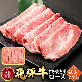 【ふるさと納税】 飛騨牛 A5 等級 すき焼き 用 ロース 《400g または 750g》 | 肉のかた山 肉 お肉 牛肉 牛 すきやき 霜降り 冷凍 飛騨 国産 和牛 黒毛和牛 ブランド牛 A5ランク お取り寄せグルメ すき焼き 厳選 キャンプ BBQ アウトドア 送料無料