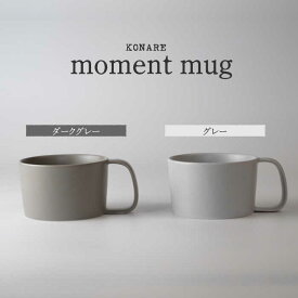 【ふるさと納税】【美濃焼】KONARE moment mug ダークグレー＆グレー【晋山窯ヤマツ】食器 マグカップ ペア [MAS028]