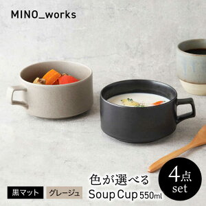 yӂ邳Ɣ[ŁzyZāz FIׂ MINO_works X[vJbv 550ml 4_ZbgyEAST tablez Jbv  _[MBS122]