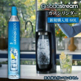 【ふるさと納税】ソーダストリーム ガスシリンダー 新規購入用 60L / SodaStream [MDN002]
