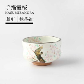 【ふるさと納税】【美濃焼】粉引 手描霞桜 抹茶碗 【TOKI MINOYAKI／イチヤマ】[MEE148]