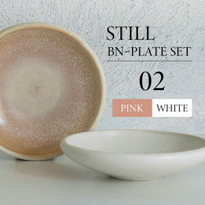 yӂ邳Ɣ[ŁzyZāzSTILL BN[PLATE SET 02 PINK×WHITEyTorazawa CeramicszH [M v[g [MET002]