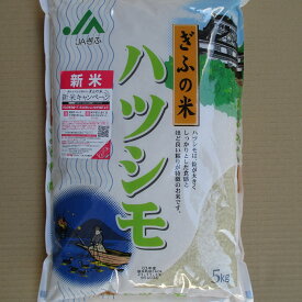 【ふるさと納税】岐阜県産JAぎふハツシモ　5kg