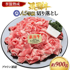 【ふるさと納税】約900g切り落とし　氷温(R)熟成　飛騨牛A5等級 プロトン凍結 [No.522] ／ 飛騨牛 A5等級 切り落とし 氷温熟成 プロトン凍結 約900g 肉料理 家庭用 すき焼き 焼き肉 牛丼 ギフト 高品質 旨み 冷凍 保存簡単