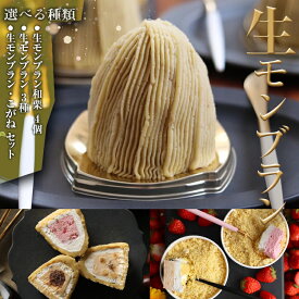 【ふるさと納税】【選べる種類】”生”モンブラン 4個入【和栗/3種（和栗・苺・バニラ）/こがねセット（和栗・苺・こがね苺・こがねロイヤルミルクティー）】 [No.V010] ／ モンブラン 生モンブラン 和栗 苺 バニラ こがね スイーツ 洋菓子 デザート 詰め合わせ ギフト