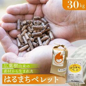 【ふるさと納税】《1週間以内に発送》木質ペレット 30kg はるまちペレット 6mm 飛騨市 燃料ペレット 30キロ ペレットストーブ 木質ペレット ストーブ 暖房 別荘 広葉樹由来 ピザ窯 キャンプ アウトドア 国産 ストーブ燃料 すぐ届く ペレット [Q2853] 10000円 1万円