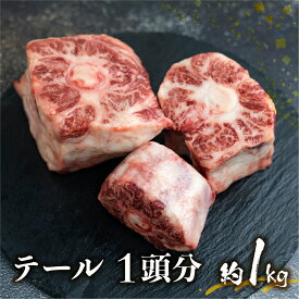 【ふるさと納税】飛騨牛専門店 古里精肉店 厳選 岐阜県産黒毛和牛 テール 約 1kg 牛肉 和牛 肉 熨斗掛け スープ テールスープ 飛騨市推奨特産品　[Q1465]18000円