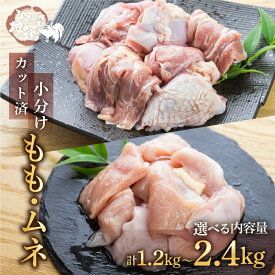 【ふるさと納税】【年内発送】 カット済み もも肉 むね肉 地鶏 鶏肉 飛騨地鶏 計1.2kg 計2.4kg もも肉 600g 真空パック 小分け ムネ 唐揚げ 水炊き 国産 個包装 冷凍 とり肉 飛騨 日本農林規格JAS認定 日用 [Q2087]