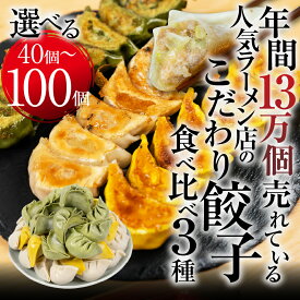 【ふるさと納税】【選べる】ぎふ夢餃子ミックス 40個 or 100個 人気餃子3種を詰め合わせ！ 冷凍餃子 食べ比べ メガ盛り 業務用 ぎょうざ ギョウザ 冷凍 グルメ お取り寄せ グルメ 冷凍食品 国産素材 飛騨牛 おりべ 織部 肉 ジューシー もちもち [mt1581] 8000円