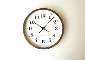 【ふるさと納税】KATOMOKU ウォールナットの無垢材の木枠SKP電波時計