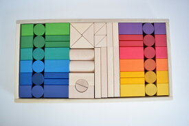 【ふるさと納税】郡上八幡のグラデーション積み木（郡上の木のおもちゃ） つみき / おもちゃ ベビー向けおもちゃ 積み木 プレゼント ギフト 子供 キッズインテリア 木製 木のおもちゃ 知育玩具 1歳 2歳 3歳 4歳 5歳 50000円