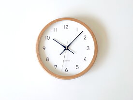 【ふるさと納税】KATOMOKU　moku clock 13 オーク 電波時計 連続秒針