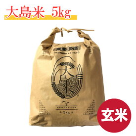【ふるさと納税】「玄米」大島米5kg