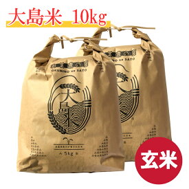 【ふるさと納税】「玄米」大島米10kg