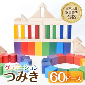 【ふるさと納税】郡上八幡のグラデーション積み木（郡上の木のおもちゃ） つみき / おもちゃ ベビー向けおもちゃ 積み木 プレゼント ギフト 子供 キッズインテリア 木製 木のおもちゃ 知育玩具 1歳 2歳 3歳 4歳 5歳 50000円