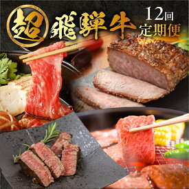 【ふるさと納税】【定期便 12回】超 飛騨牛 定期便 12回 定期 毎月 ブランド牛 12カ月 12ヶ月 12か月 肉 牛肉 国産 ステーキ カルビ 焼肉 しゃぶしゃぶ すき焼 すきやき ローストビーフ 200000円 20万円 下呂市 牛 肉 牛肉 定期便 12回