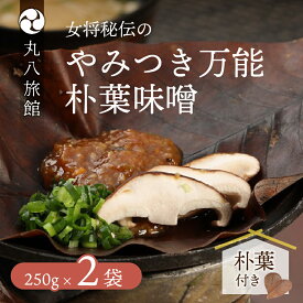 【ふるさと納税】 やみつき万能【朴葉味噌】（250g）×2袋 料理自慢の宿 女将秘伝の味噌 丸八旅館 下呂温泉 おすすめ 贈答品 贈り物 ギフト プレゼント お中元 父の日 母の日 敬老の日 10000円 岐阜県 下呂市